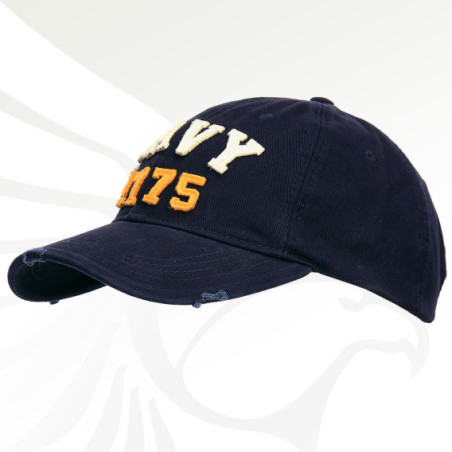 Baseball Cap Vintage Navy 1775