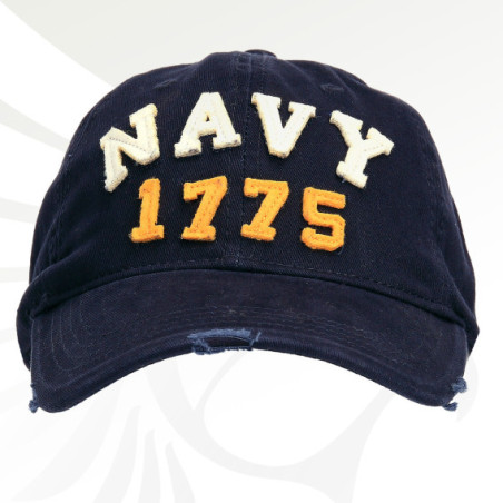 Baseball Cap Vintage Navy 1775