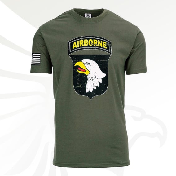 101st Airborne, OD T-Shirt, Big Logo