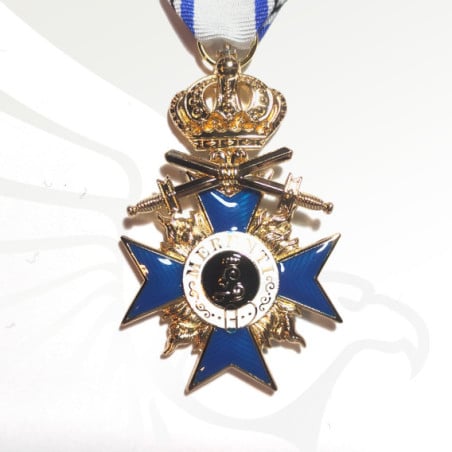 Bavaria Military Merit Order 3rd Class with Crown and Swords