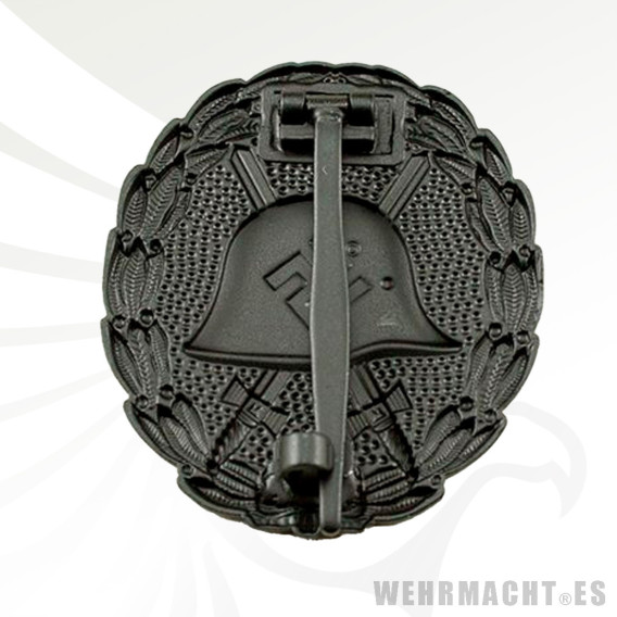 Spanish Wound Badge in Black