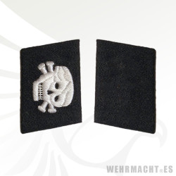 Parches de cuello Totenkopf para tropa