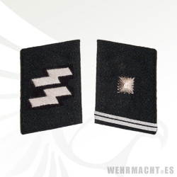 SS-Scharfuhrer collar tabs