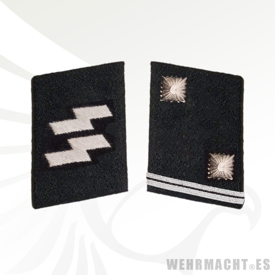 SS-Hauptscharfuhrer collar tabs