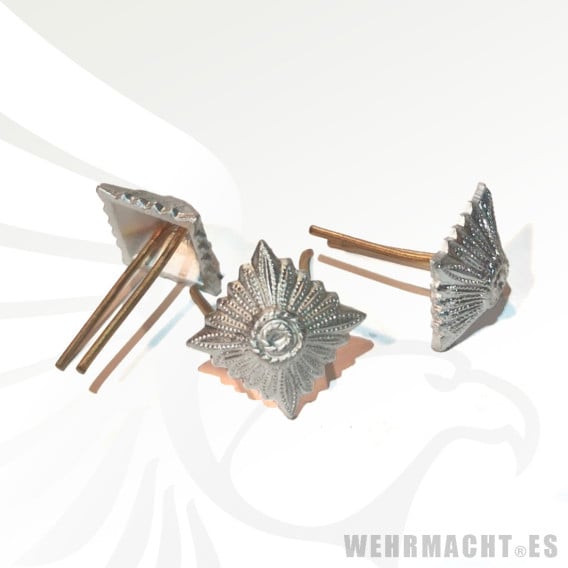 Estrellas plateadas para parches de cuello