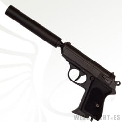 Denix - Walther PPK con silenciador