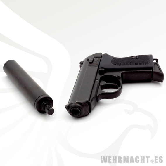 Denix - Walther PPK con silenciador