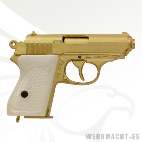 Denix - Walther PPK Pistol Gilded