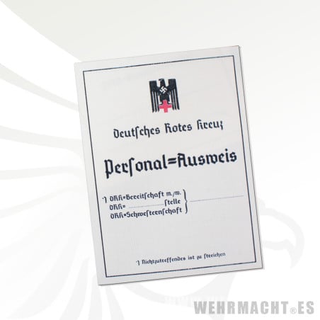 German Identiry Card for Red Cross (Personal-Ausweis)