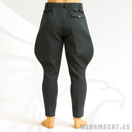 German Stone-grey Gabardine Breeches