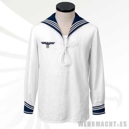 Camisola blanca para la Kriegsmarine