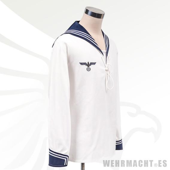 Camisola blanca para la Kriegsmarine