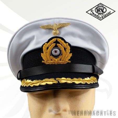 Gorra de plato Kriegsmarine Capitanes U-Boot EREL