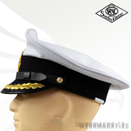 Kriegsmarine Captains White Visor Cap EREL