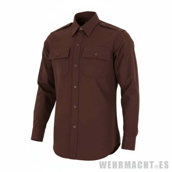 Camisa de servicio 'Chocolate' para oficiales