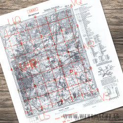 Mapa Militar Alemán - Borgerhout 1943 (Amberes)