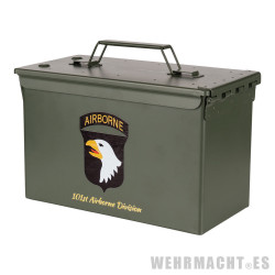 Metal ammunition box CAL.50 101st Airborne Division
