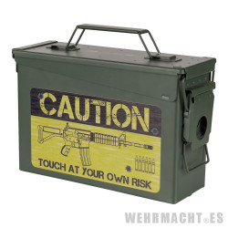 Caja metálica de munición CAL.30 Caution Risk