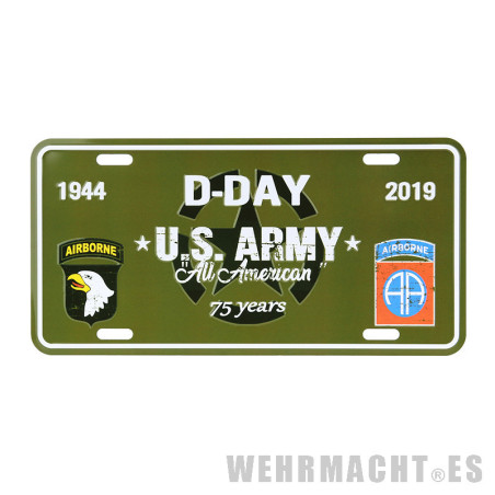 Licence plate D-Day 75th Anniversary