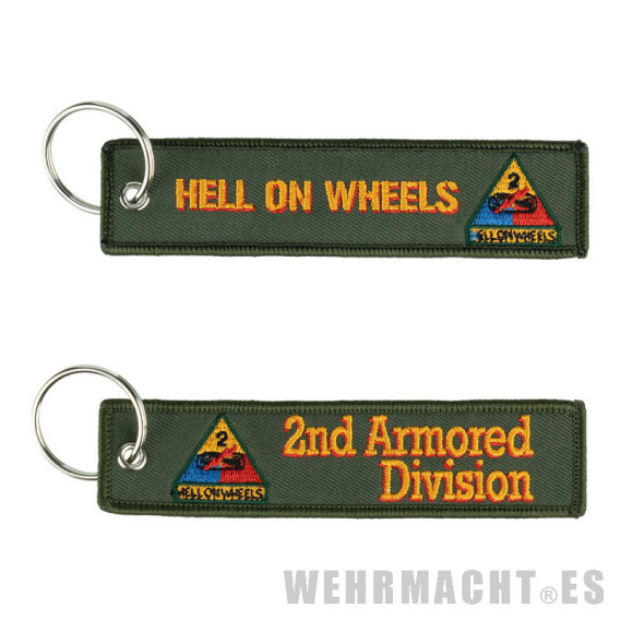 Llavero Textil 'Hell on Wheels'