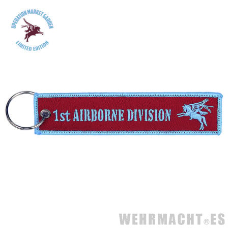 Llavero Textil 1st Airborne Division británica