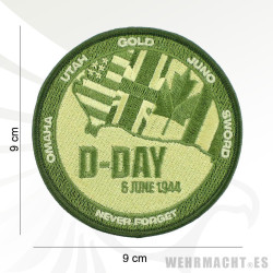 Parche conmemorativo Dia-D, Verde