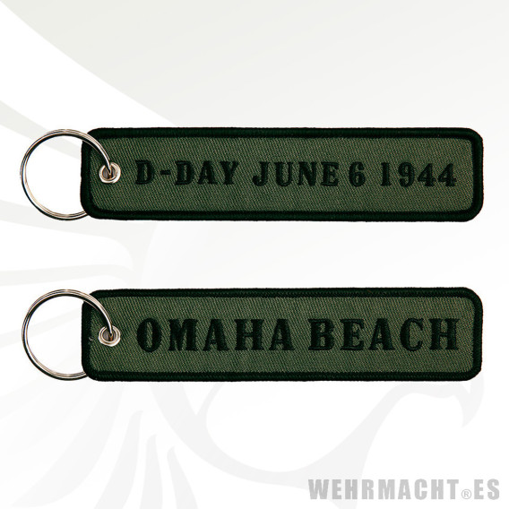 Llavero Textil Omaha Beach
