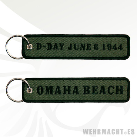 Llavero Textil Omaha Beach