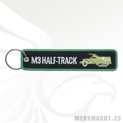Keychain with 'Half Track' embroidered