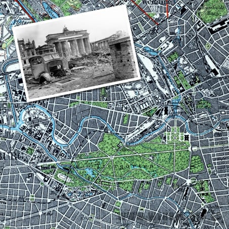 Mapa Alemán - Berlín 1943 (Alemania)