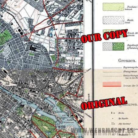 Mapa Alemán - Berlín 1943 (Alemania)