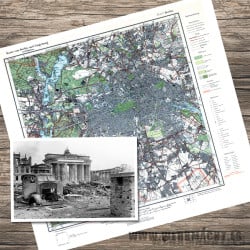 German map - Berlin 1943 (Germany)