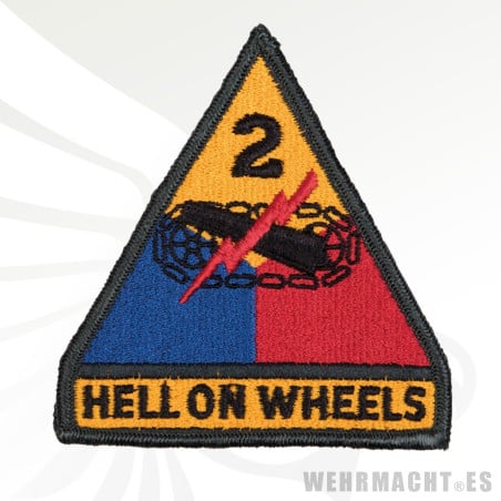 Parche 2ª División Blindada "Hell On Wheels"