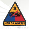 Parche 2ª División Blindada "Hell On Wheels"