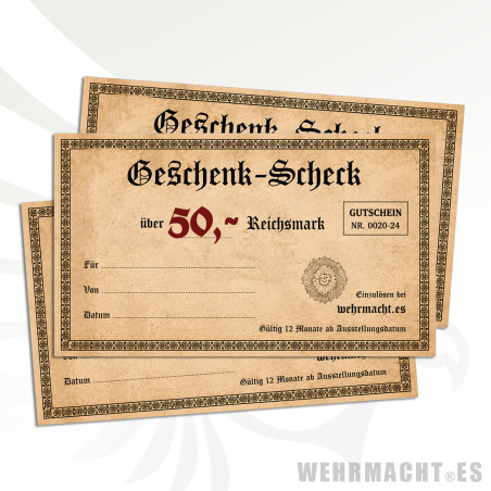Cheque Regalo 50€