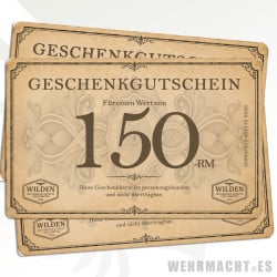 Tarjeta Regalo 150€ de Militaria | Wehrmacht.es