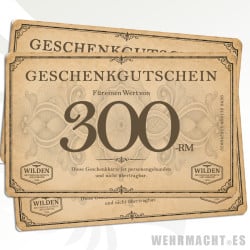 Tarjeta Regalo 300€ de Militaria | Wehrmacht.es