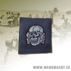 Waffen SS Officer silk woven cap skull