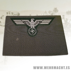 Army Officer silk woven cap eagle