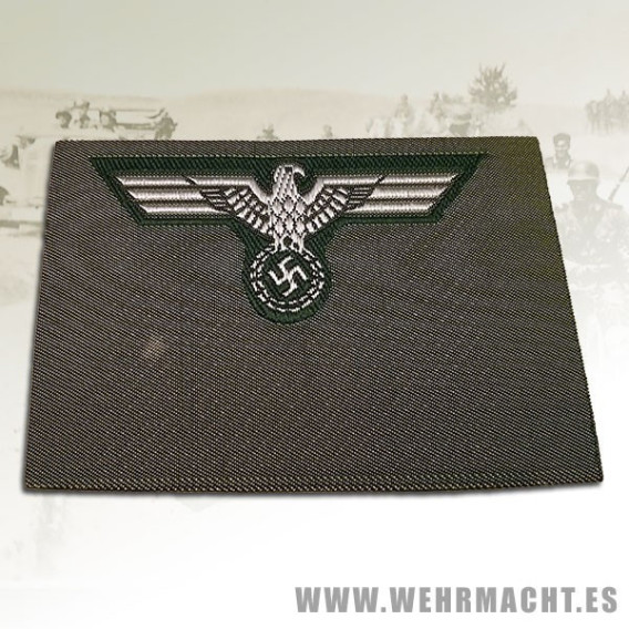 Army Officer silk woven cap eagle