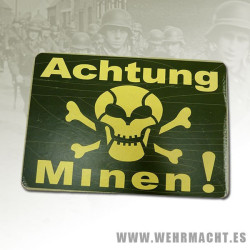 Cartel "Achtung Minen"