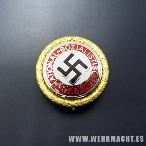 The Golden Party Badge of the N.S.D.A.P.