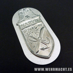 Narvik Battle Shield Silver for Wehrmacht or Luftwaffe