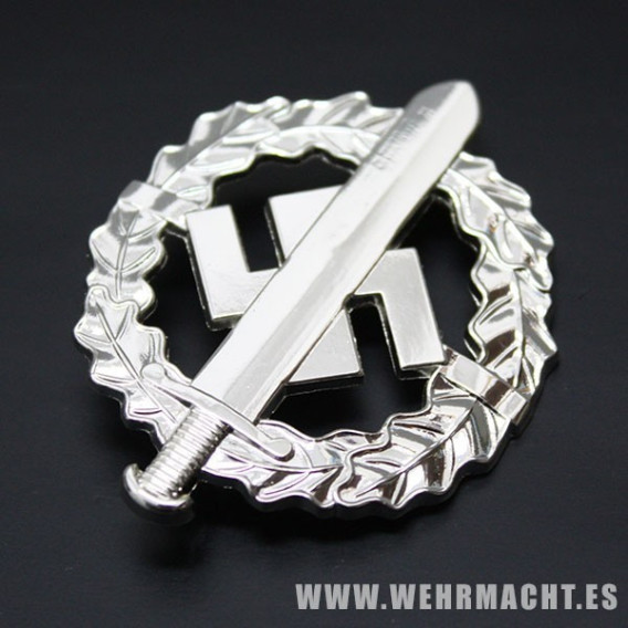S.A. Sports badge in Silver