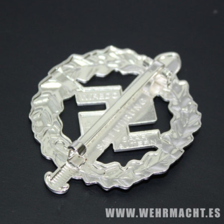 S.A. Sports badge in Silver