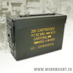 Metal ammunition box CAL.30 M19A1