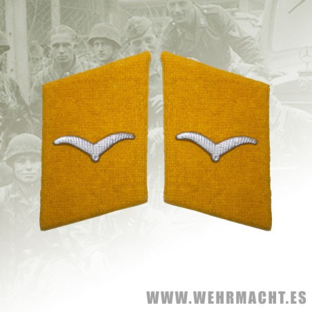 Fallschirmjäger enlisted man's collar patches