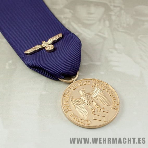 Medalla 12 años de servicio Wehrmacht
