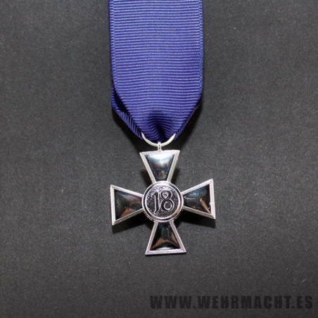 Medalla 18 años de servicio Wehrmacht