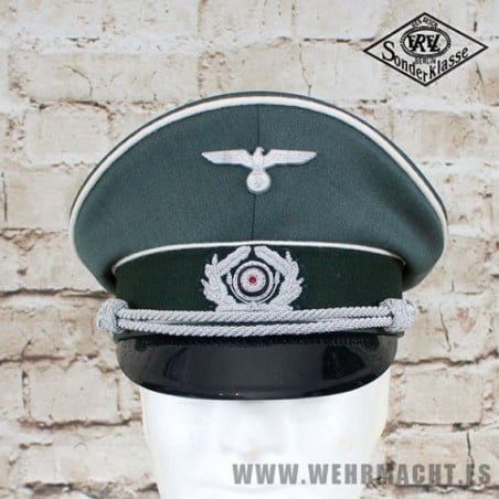 Gorra de plato Wehrmacht para Oficial de Infanteria - EREL®